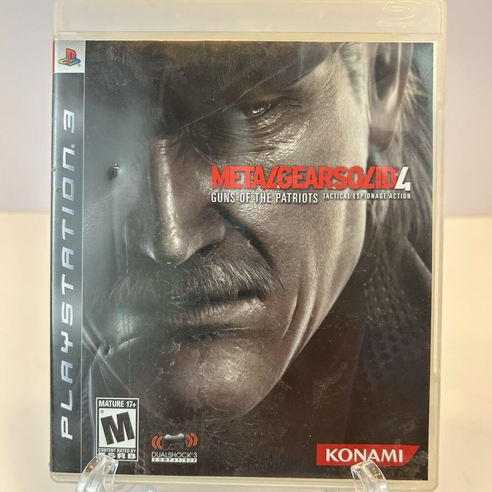 Metal Gear Solid 4 PS3 (Sony, PlayStation, 2008) CIB w/Manual Tested FAST SHIP🔥